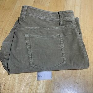 Eddie Bauer Pants Womens 14 Brown Corduroy Curvy Boot Cut Retro Y2K‎